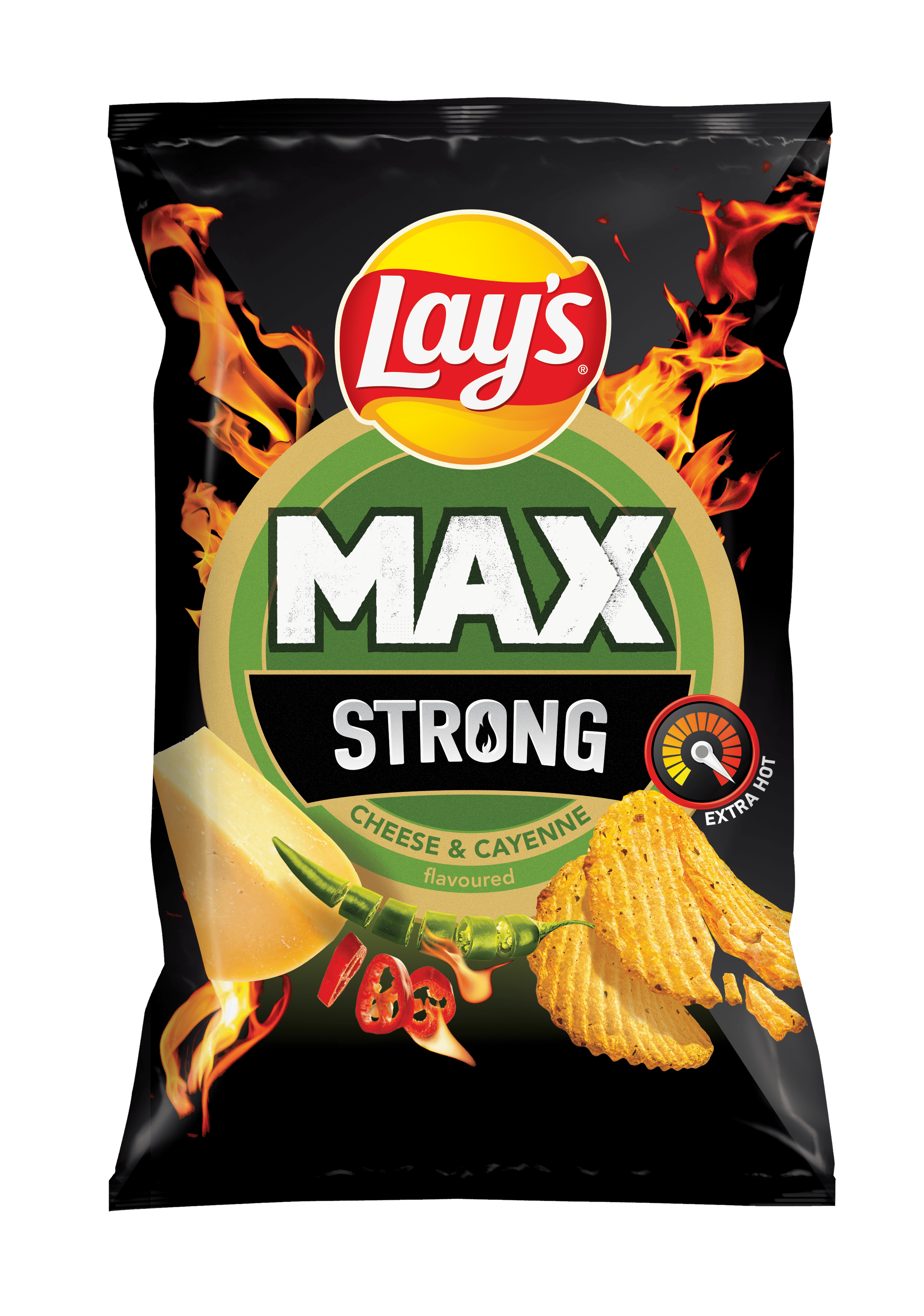 Lays MAX Strong_Cheese and Cayenne_55g_3D-min