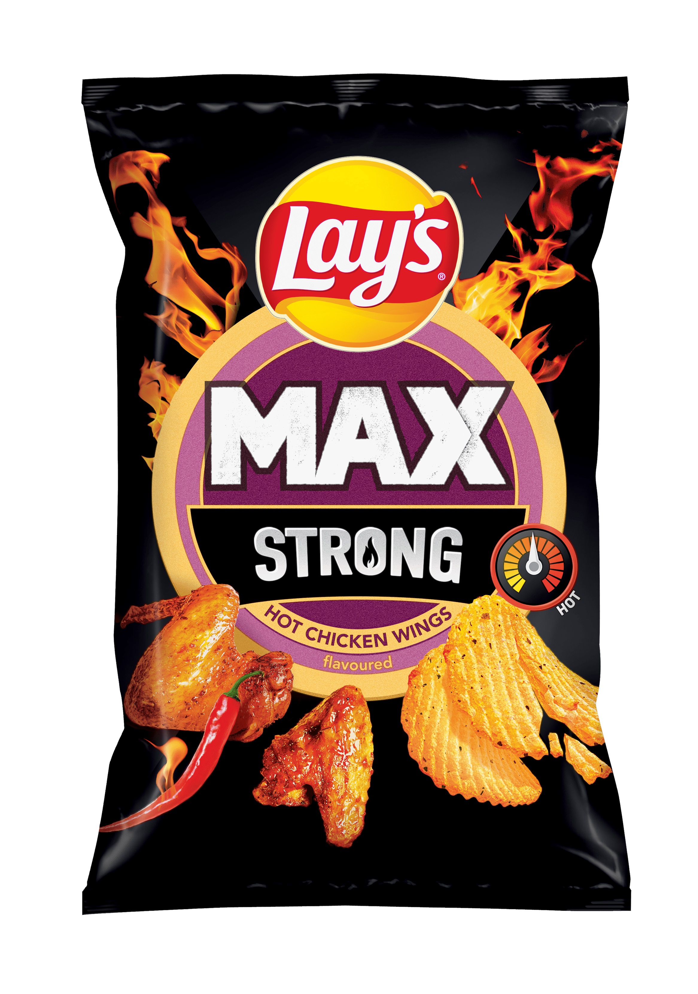 Lays MAX Strong_Hot Chicken Wings_55g_3D-min